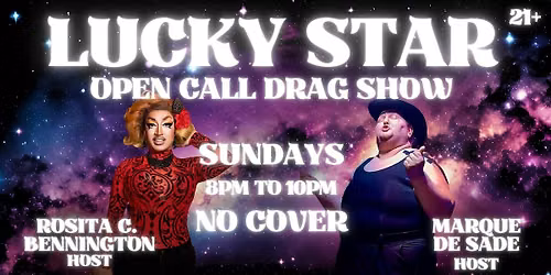 Lucky Star Open Call Drag Show At Escape Bar & Grill