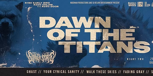 DAWN OF THE TITANS AT RAILWAYS CAFE