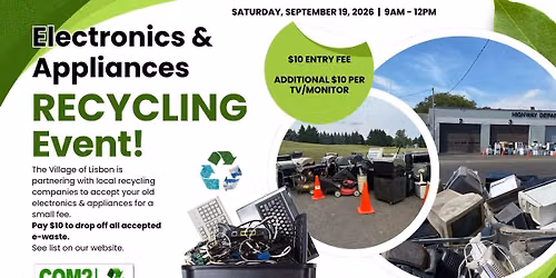 Appliance & Electronics Recycling Event