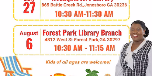 Summer Storytimes with Commissioner Reaves