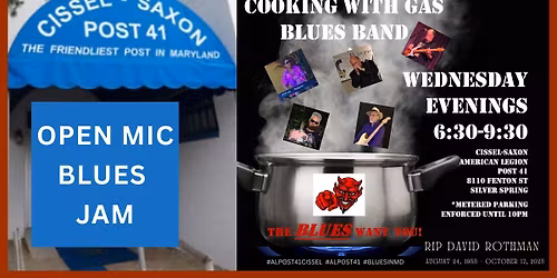 Wednesday Open Mic Blues Jam 11\/5\/2025