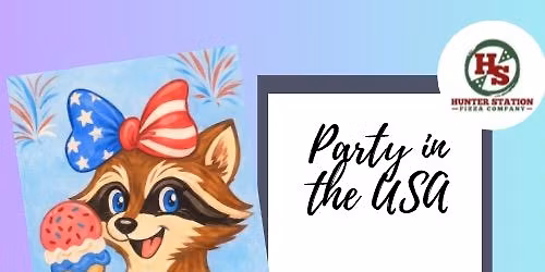 Party in the USA  Paint Night at Hunter Station Pizza