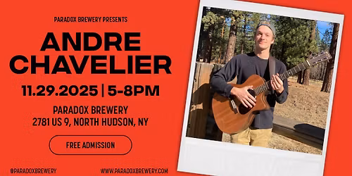 Live Music: Andre Chavelier