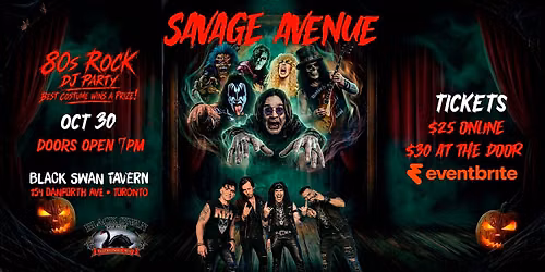 80s Rock Halloween Party | Live Band + 80s DJ
