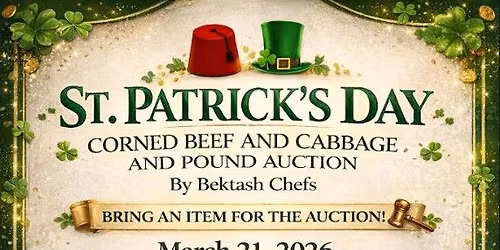 St . Patricks Day Corned Beef & Cabbage And Pound Auction