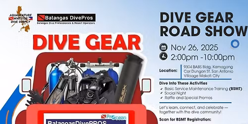 Dive Gear Roadshow