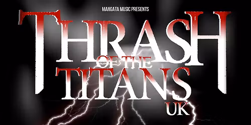 Thrash of the Titans - Big Four Covers FREE ENTRY