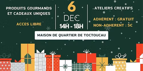 Marché de Noël et activités créatives