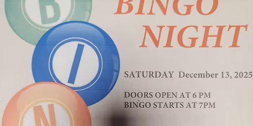 Ladies Auxillary Cash Bingo