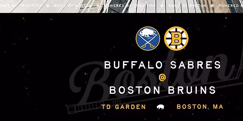 Buffalo Sabres at Boston Bruins at TD Garden