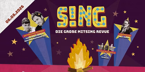 S!NG - Die gro\u00dfe Mitsing Revue 2026 - Das Betreute Singen am Elbufer