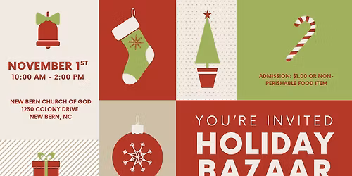 Holiday Bazaar \u2013 New Bern Church of God