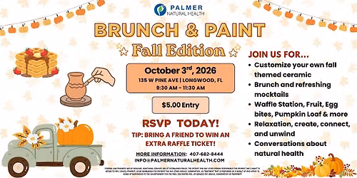 Brunch & Paint: Fall Edition - Palmer Natural Health