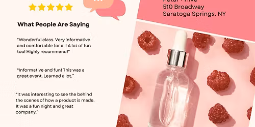 Cosmetic Chemistry Lab - Serum Bar: Make 2 Serums