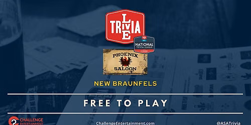 Weekly Live Trivia Nights at Phoenix Saloon - New Braunfels