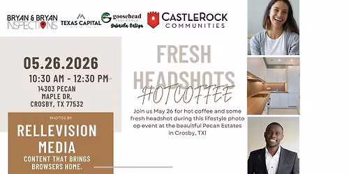 Fresh Headshots, Hot Coffee