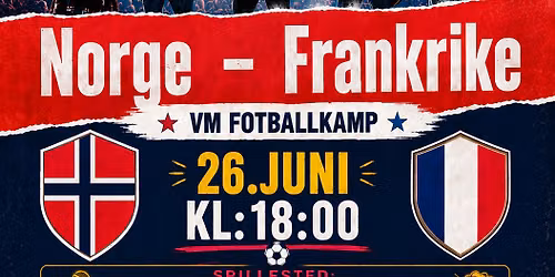 Friends the 90's og VM kamp Norge - Frankrike 