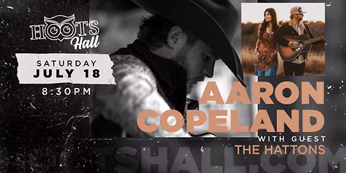 Aaron Copeland with guest The Hattons LIVE @HootsHall