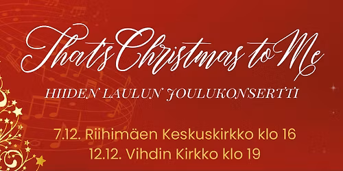 That’s Christmas to Me - Hiiden Laulun joulukonsertti