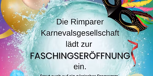 Faschingser\u00f6ffnung der Ri-Ka-Ge