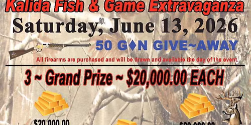 2026 Kalida Fish and Game Extavaganza