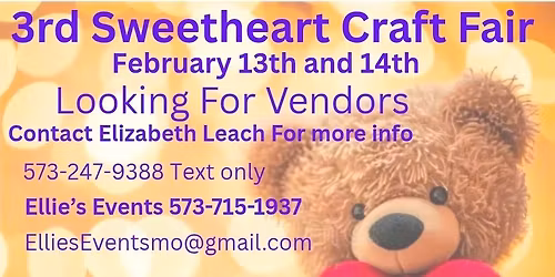 3rd Sweetheart Craft Fair