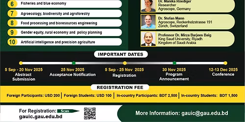 Gazipur Agricultural University International Conference 2025