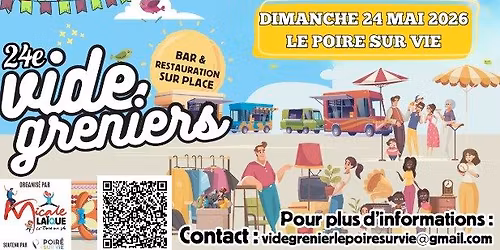 VIDE GRENIERS Amicale La\u00efque du Poir\u00e9-sur-Vie