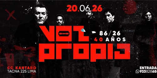 Voz Propia 40 A\u00f1os en Lima