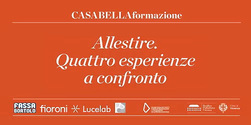 Allestire. Quattro esperienze a confronto — Basilica Palladiana