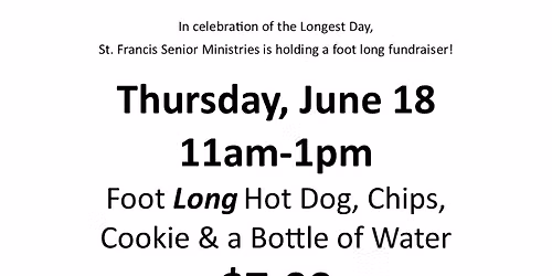Foot Long Fundraiser