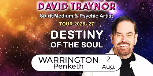 A fun evening of mediumship & psychic art in Penketh, Warrington with David Traynor.