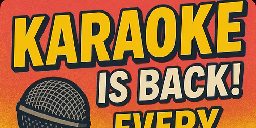 EVERY THURSDAY KARAOKE & WING NIGHT BACK! \ud83c\udfa4 \ud83d\udc14 8pm Karaoke Starts! 