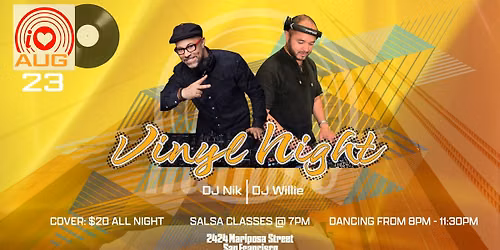 VINYL NIGHT is BACK!