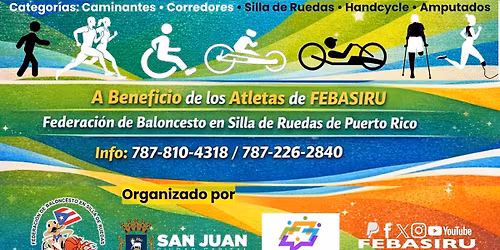 Carrera 2K y 5K Kil\u00f3metros con \u2764\ufe0f para FEBASIRU por la Inclusi\u00f3n