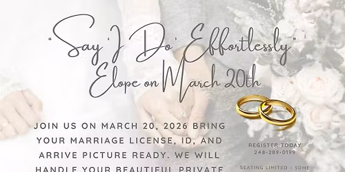 Spring Equinox Elopement 2026
