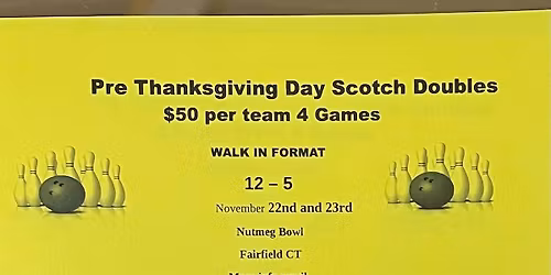 Thanksgiving Scotch Doubles Tournament