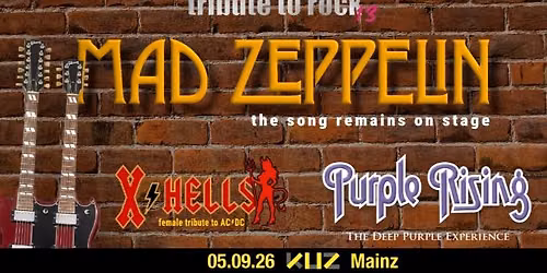 Tribute to Rock 13 - MAD ZEPPELIN - the song remains on stage | KUZ Kulturzentrum | Mainz