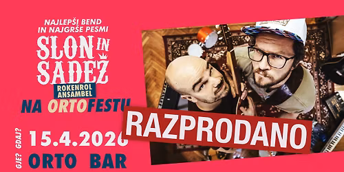 Slon in Sade\u017e - ORTOFEST 2026 - 15. APRIL