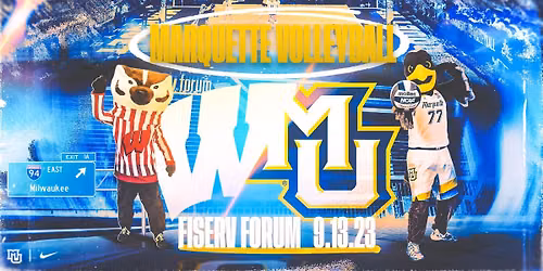 Marquette Golden Eagles at Wisconsin Badgers Womens Volleyball at Wisconsin Field House