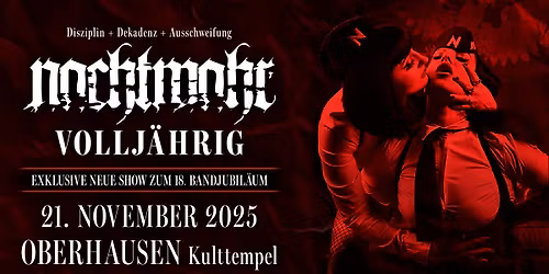 NACHTMAHR - Vollj\u00e4hrig \/ Oberhausen
