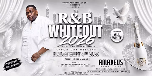 Friday, September 4th, 2026 \u2014 The R&B Whiteout at Amadeus Nightclub