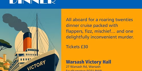 Murder Mystery Dinner, Warsash Victory Hall