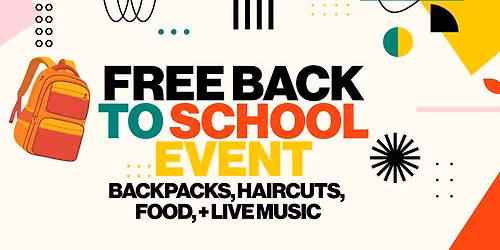 Backpack Giveaway - Back To School Bash