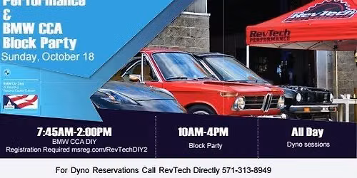 DIY\/Block Party \/ DYNO Day @ RevTech Performance