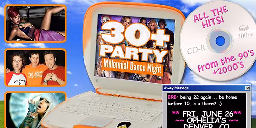 The 30+ Party *Early Show*