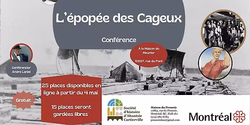L\u2019\u00e9pop\u00e9e des cageux - Lundi 18 mai 2026 \u00e0 14h00