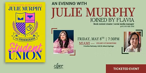 An evening with Julie Murphy celebrating the release of Student Union