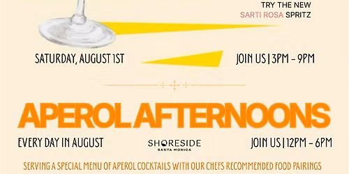 Aperol Spritz Day at Shoreside