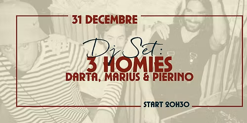 R\u00e9veillon du Nouvel An - DJ set de Darta, Marius et Pierino au Caf\u00e9 de Paris !